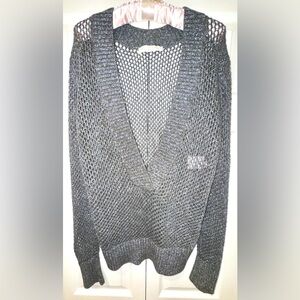 Stella McCartney Metallic Open Knit Sweater – Size 42 EU approx M-L US